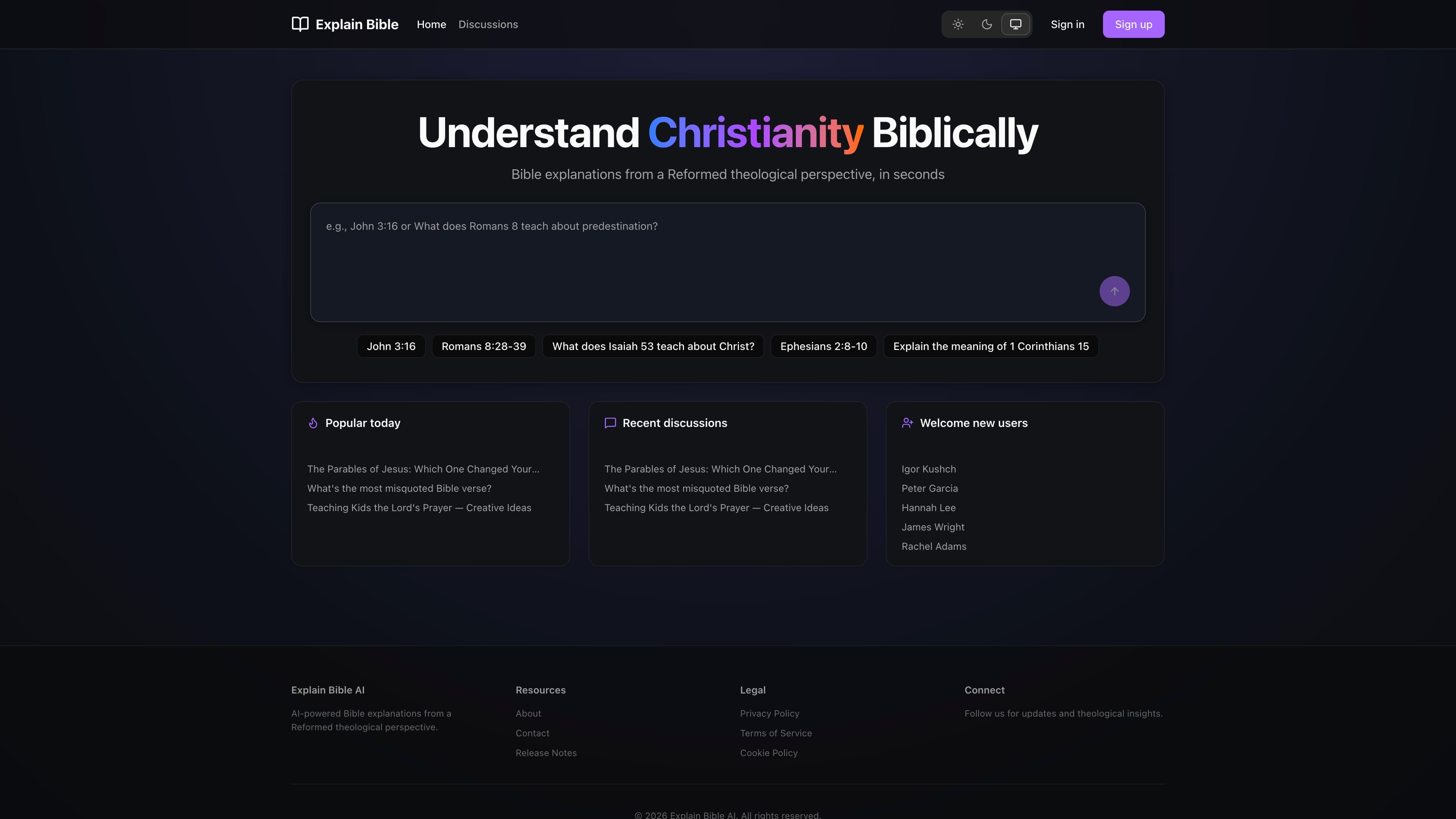AI-Powered Bible Tool — AI project by OpenServe